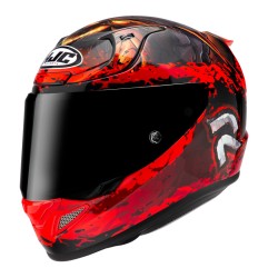 KASK MOTOCYKLOWY HJC RPHA12 DIABLO BLIZZARD RED S