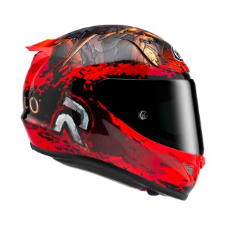 KASK MOTOCYKLOWY HJC RPHA12 DIABLO BLIZZARD RED S