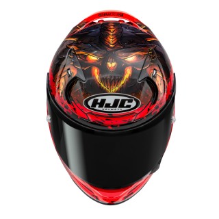 KASK MOTOCYKLOWY HJC RPHA12 DIABLO BLIZZARD RED S