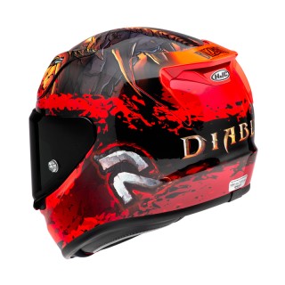 KASK MOTOCYKLOWY HJC RPHA12 DIABLO BLIZZARD RED XXL