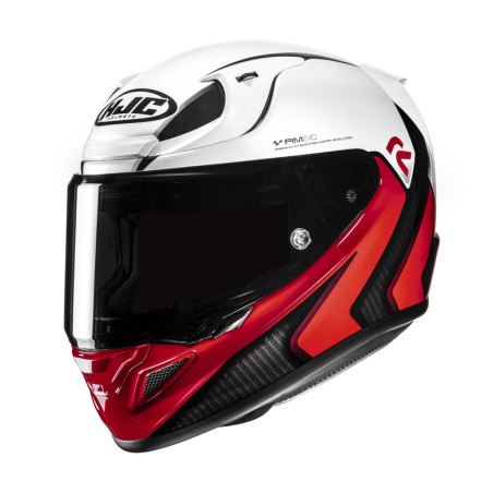 KASK MOTOCYKLOWY HJC RPHA12 KOS RED WHITE M