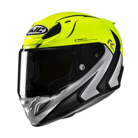 KASK MOTOCYKLOWY HJC RPHA12 KOS YELLOW GREY L