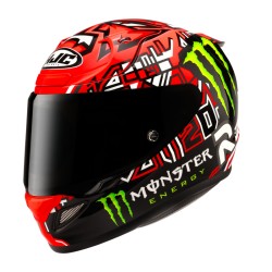 KASK MOTOCYKLOWY HJC RPHA12 QUARTARARO REPLICA 2 RED BLACK L