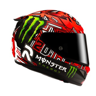 KASK MOTOCYKLOWY HJC RPHA12 QUARTARARO REPLICA 2 RED BLACK XL