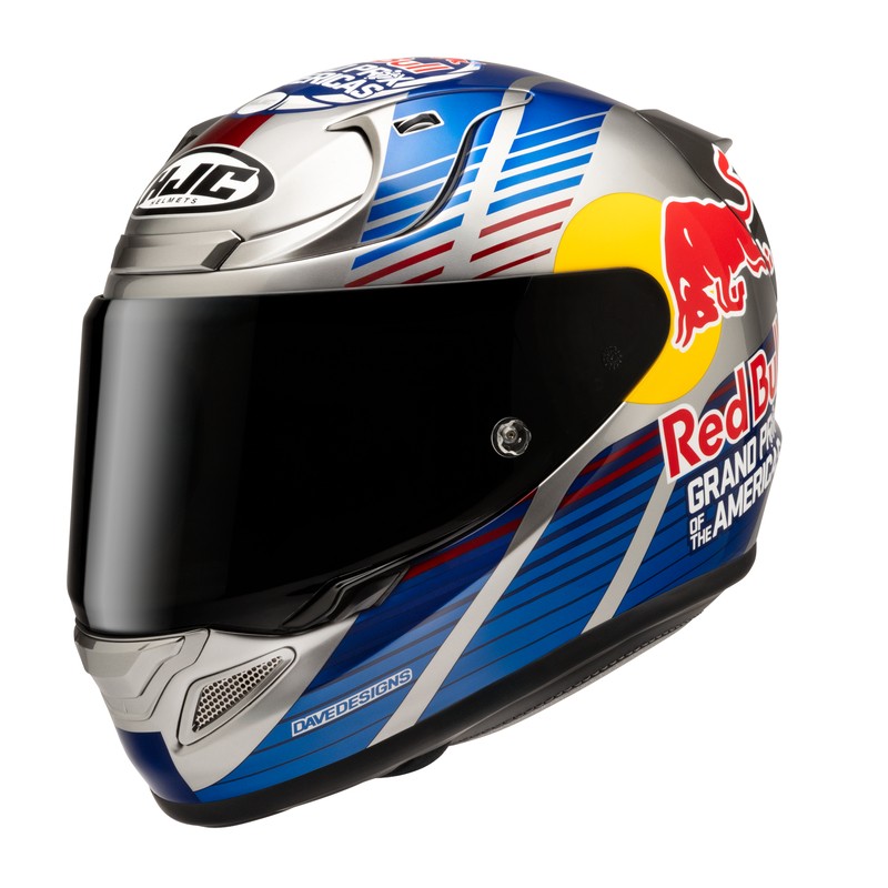KASK MOTOCYKLOWY HJC RPHA12 RED BULL AUSTIN GP 2 XS