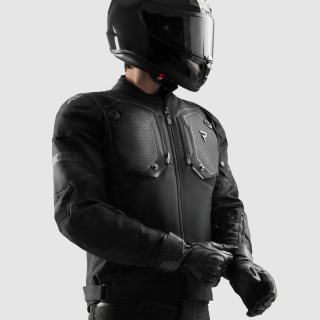 KURTKA MOTOCYKLOWA TEKSTYLNA REBELHORN BORG 2 BLACK XL