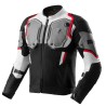 KURTKA MOTOCYKLOWA TEKSTYLNA REBELHORN BORG 2 BLACK GREY RED XXL