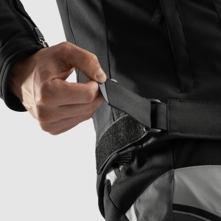 KURTKA MOTOCYKLOWA TEKSTYLNA REBELHORN BORG 2 BLACK GREY RED XXL