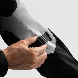 KURTKA MOTOCYKLOWA TEKSTYLNA REBELHORN BORG 2 BLACK GREY RED 3XL