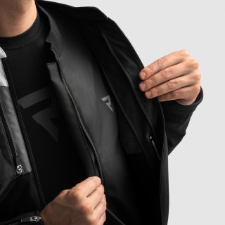 KURTKA MOTOCYKLOWA TEKSTYLNA REBELHORN BORG 2 BLACK GREY RED 3XL