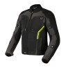 KURTKA MOTOCYKLOWA TEKSTYLNA REBELHORN BORG BLACK DARK GREY FLUO YELLOW S