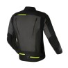 KURTKA MOTOCYKLOWA TEKSTYLNA REBELHORN BORG BLACK DARK GREY FLUO YELLOW S