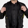 KURTKA MOTOCYKLOWA TEKSTYLNA REBELHORN BORG BLACK DARK GREY FLUO YELLOW S
