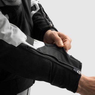 KURTKA MOTOCYKLOWA TEKSTYLNA REBELHORN BORG 2 BLACK GREY FLUO YELLOW 3XL