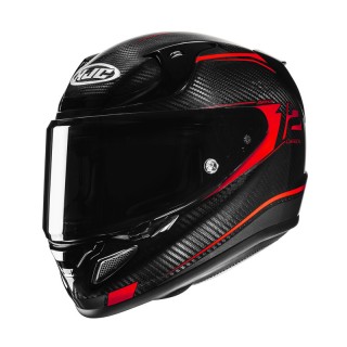KASK MOTOCYKLOWY HJC RPHA12 CARBON KERES BLACK RED S