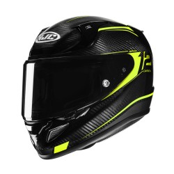 KASK MOTOCYKLOWY HJC RPHA12 CARBON KERES BLACK YELLOW S