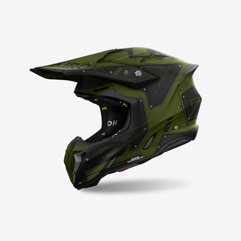 AIROH KASK CROSS / ENDURO / ATV / QUAD TWIST 3 MILITARY MATT KOLOR ZIELONY/CZARNY MAT ROZMIAR S AIROH KASK CROSS / ENDURO / ATV / QUAD TWIST 3 MILITARY MATT KOLOR ZIELONY/CZARNY MAT ROZMIAR S