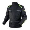 KURTKA MOTOCYKLOWA TEKSTYLNA REBELHORN CUBBY 4 BLACK FLUO YELLOW XXS