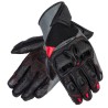 RĘKAWICE MOTOCYKLOWE REBELHORN FLUX 2 BLACK GREY FLUO RED XXL