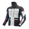 KURTKA MOTOCYKLOWA TEKSTYLNA REBELHORN CUBBY 5 BLUE GREY RED 3XL