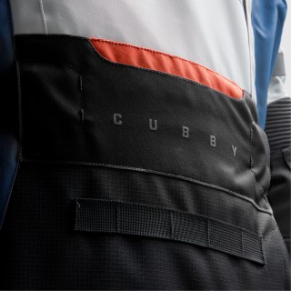 KURTKA MOTOCYKLOWA TEKSTYLNA REBELHORN CUBBY 5 BLUE GREY RED XS