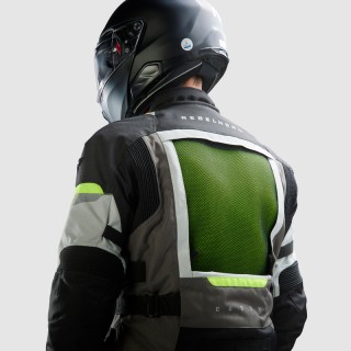 KURTKA MOTOCYKLOWA TEKSTYLNA REBELHORN CUBBY 5 BLACK GREY FLUO YELLOW XXL