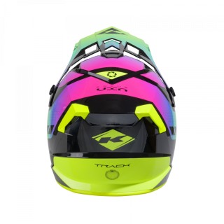 KENNY RACING KASK CROSS/ENDURO MODEL TRACK GRAPHIC NEON KOLOR CZARNY/ZIELONY/RÓŻOWY ROZMIAR XL ( 61 - 62 CM )