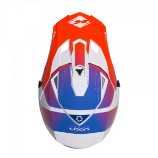 KENNY RACING KASK CROSS/ENDURO MODEL TRACK GRAPHIC PATRIOT KOLOR BIAŁY/NIEBIESKI/CZERWONY ROZMIAR XXL ( 63 - 64 CM )