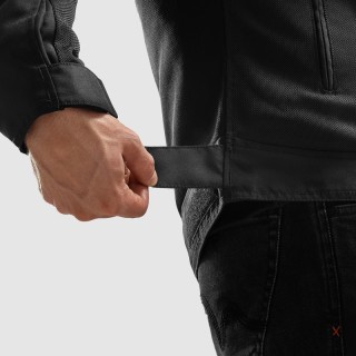 KURTKA MOTOCYKLOWA TEKSTYLNA REBELHORN ECHO BLACK 7XL