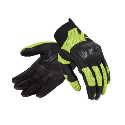RĘKAWICE MOTOCYKLOWE REBELHORN GAP 3 BLACK FLUO YELLOW M