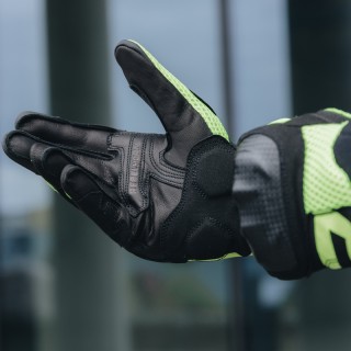 RĘKAWICE MOTOCYKLOWE REBELHORN GAP 3 BLACK FLUO YELLOW 5XL