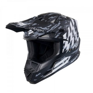 KENNY RACING KASK CROSS/ENDURO MODEL TRACK GRAPHIC DIRT MATT KOLOR CZARNY/SZARY ROZMIAR L ( 59 - 60 CM )