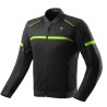 KURTKA MOTOCYKLOWA TEKSTYLNA REBELHORN ECHO BLACK FLUO YELLOW L