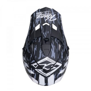 KENNY RACING KASK CROSS/ENDURO MODEL TRACK GRAPHIC DIRT MATT KOLOR CZARNY/SZARY ROZMIAR L ( 59 - 60 CM )