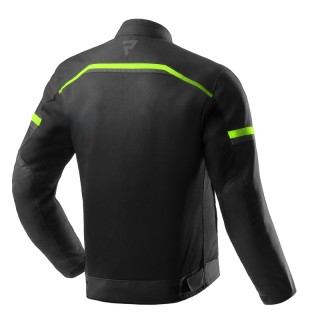 KURTKA MOTOCYKLOWA TEKSTYLNA REBELHORN ECHO BLACK FLUO YELLOW XS