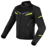 KURTKA MOTOCYKLOWA TEKSTYLNA REBELHORN FLUX BLACK FLUO YELLOW S