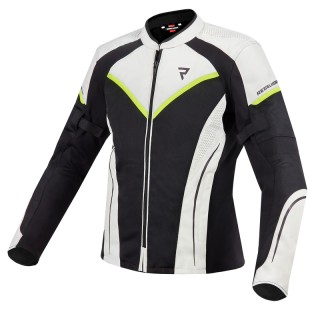 KURTKA MOTOCYKLOWA TEKSTYLNA DAMSKA REBELHORN FLUX BLACK ICE FLUO YELLOW WXXS