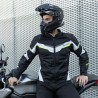 KURTKA MOTOCYKLOWA TEKSTYLNA REBELHORN FLUX BLACK ICE FLUO YELLOW XS
