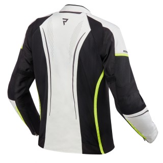 KURTKA MOTOCYKLOWA TEKSTYLNA DAMSKA REBELHORN FLUX BLACK ICE FLUO YELLOW WXXS