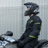 KURTKA MOTOCYKLOWA TEKSTYLNA REBELHORN FLUX BLACK FLUO YELLOW S