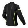 KURTKA MOTOCYKLOWA TEKSTYLNA DAMSKA REBELHORN FLUX BLACK FLUO YELLOW WXXS