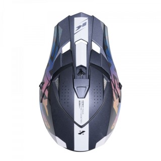 KENNY RACING KASK CROSS/ENDURO MODEL TRACK GRAPHIC ZOOM BLACK KOLOR CZARNY/SZARY/BIAŁY/KAMELEON ROZMIAR XXL ( 63 - 64 CM )