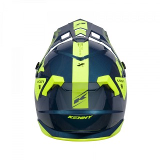 KENNY RACING KASK CROSS/ENDURO MODEL TRACK GRAPHIC ZOOM PETROL KOLOR NIEBIESKI/ŻÓŁTY ROZMIAR XL ( 61 - 62 CM )