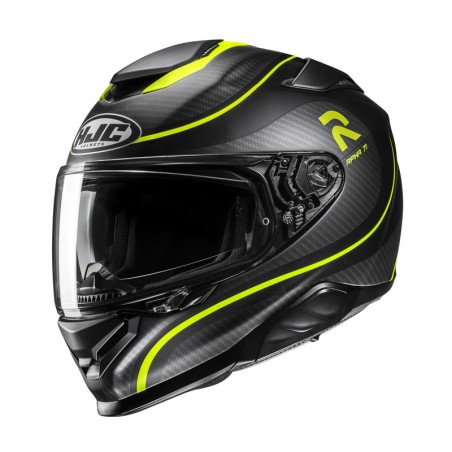 KASK MOTOCYKLOWY HJC RPHA71 CLETA BLACK YELLOW S