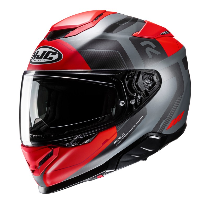 KASK MOTOCYKLOWY HJC RPHA71 COZAD RED SILVER S