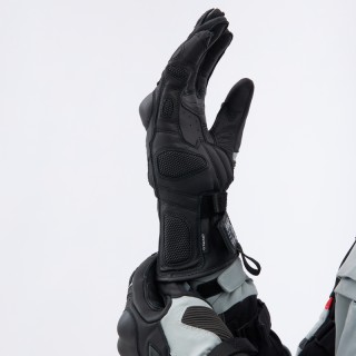 RĘKAWICE MOTOCYKLOWE REBELHORN RANGE BLACK LIGHT GREY 3XL