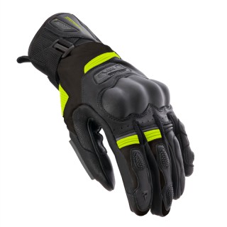 RĘKAWICE MOTOCYKLOWE REBELHORN RANGE BLACK ANTHRACITE FLUO YELLOW 3XL