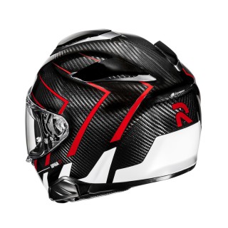 KASK MOTOCYKLOWY HJC RPHA71 CARBON CANO BLACK RED L