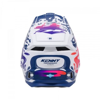KENNY RACING KASK CROSS/ENDURO MODEL PERFORMANCE ERT GRAPHIC FLUID KOLOR BIAŁY/NIEBIESKI/RÓŻOWY ROZMIAR XXL ( 63 - 64 CM )