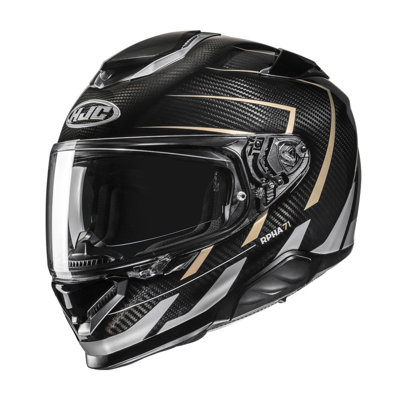 KASK MOTOCYKLOWY HJC RPHA71 CARBON CANO BLACK GOLD M